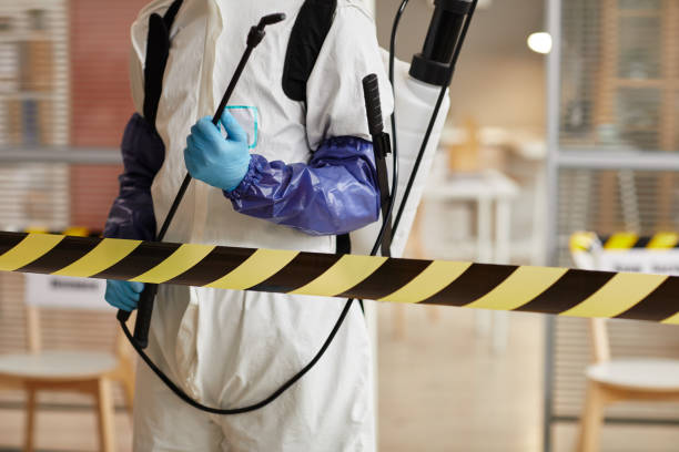 Professional Biohazard Cleanup technician working in Bonduel, WI